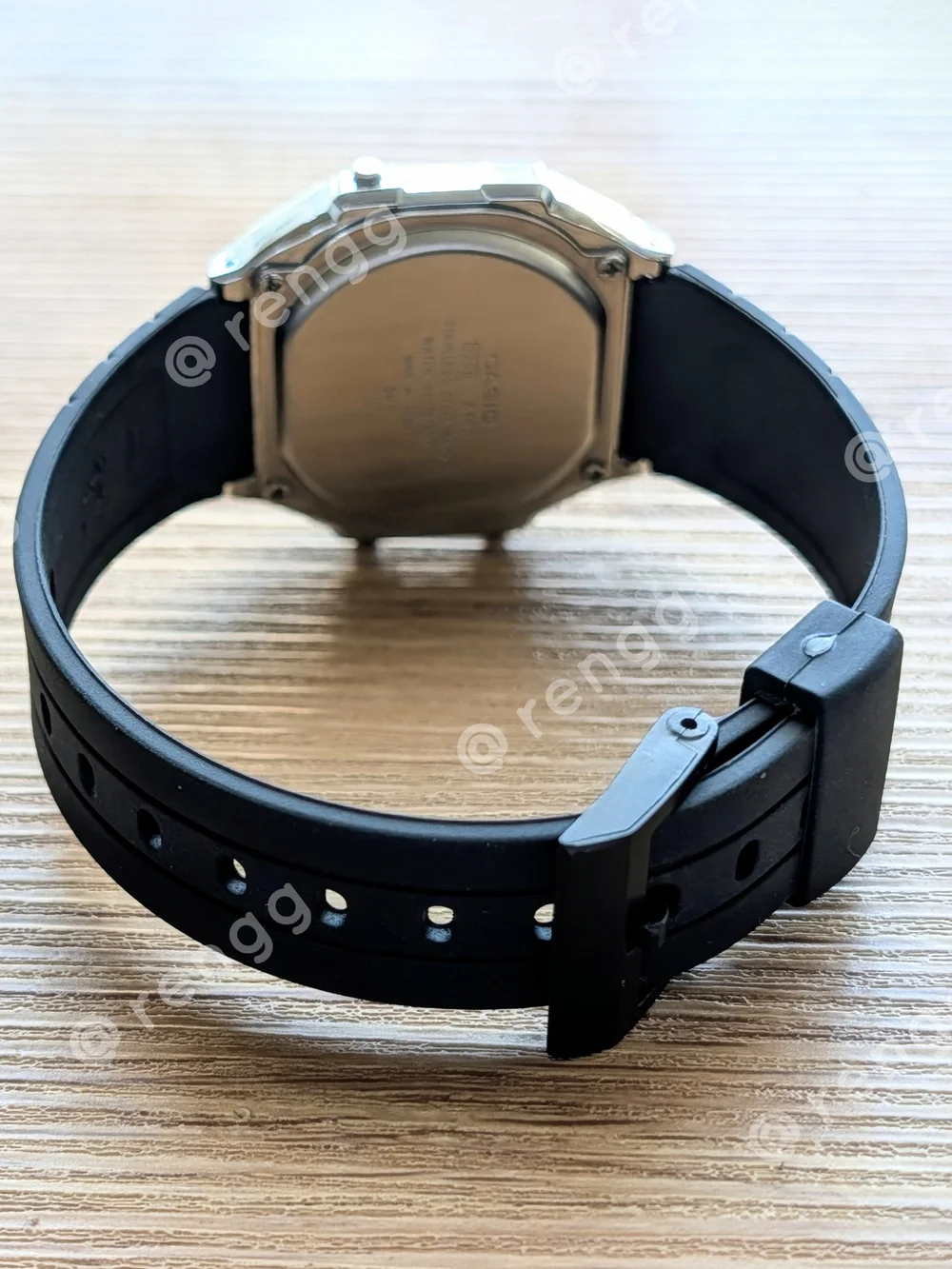 Casio Digital Alarm Chrono Watch - Black & Silver